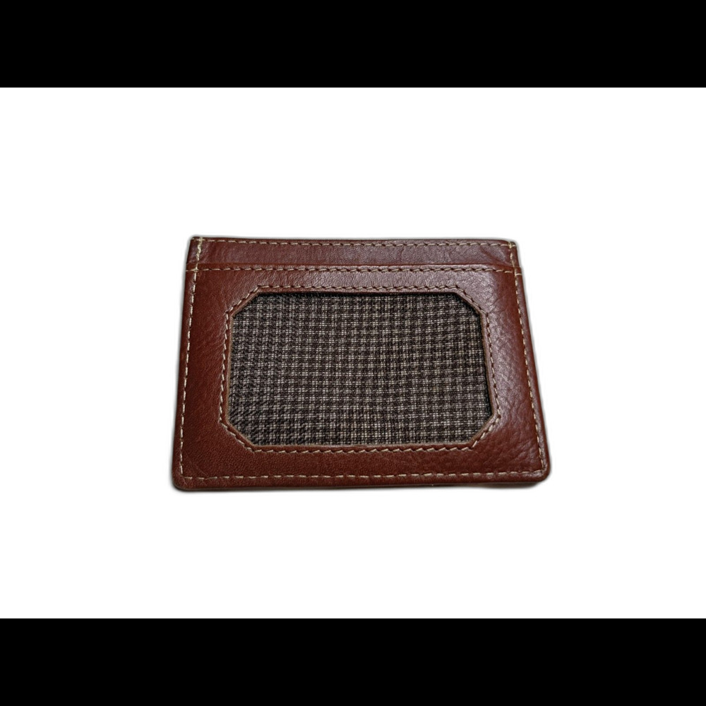 Marc New York MNY Brown Leather Card Holder
